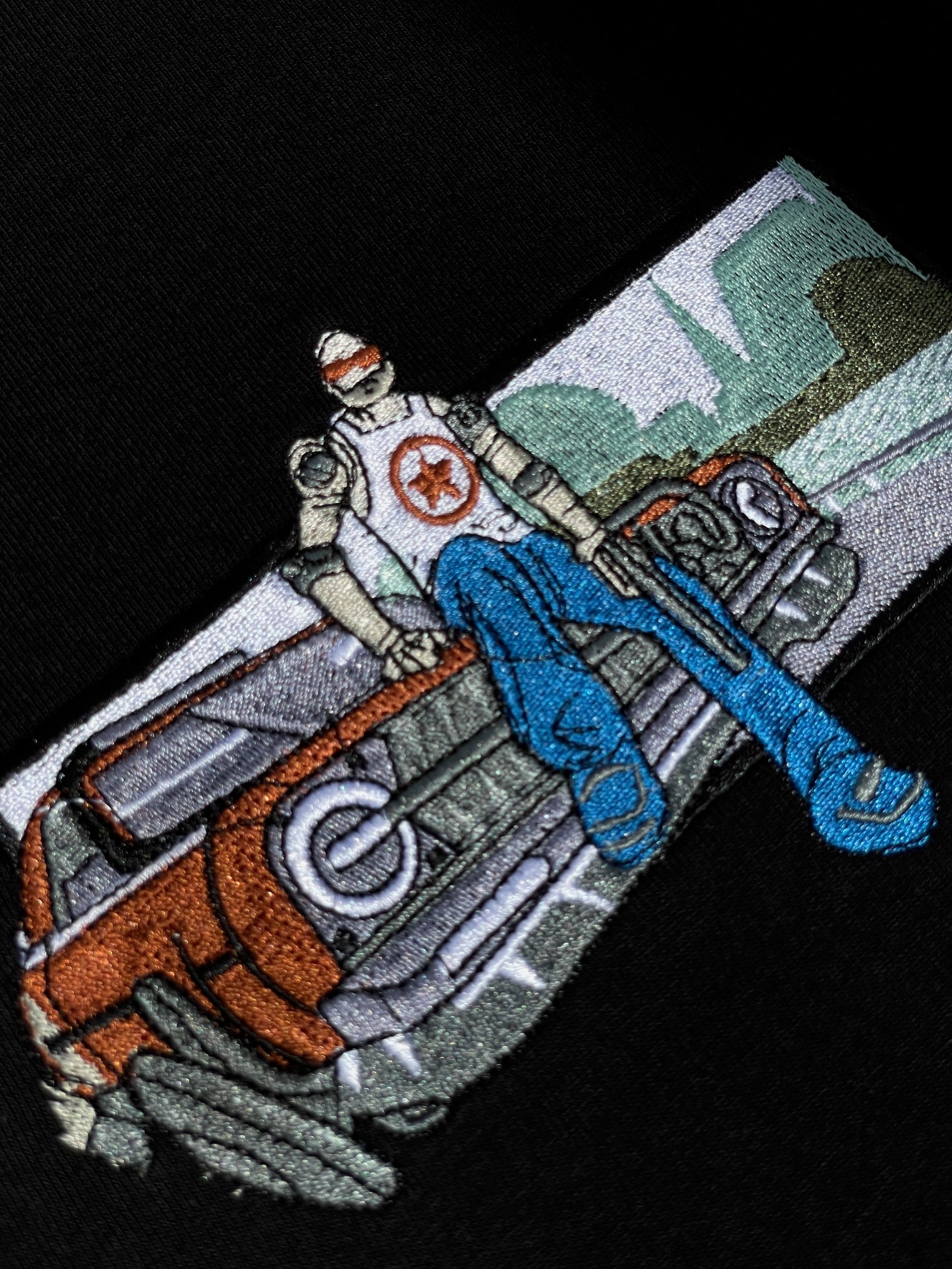 Cyborg gangster T-shirt - Sachistitch